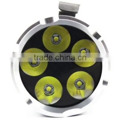 5 led aluminum alloys led flashlight