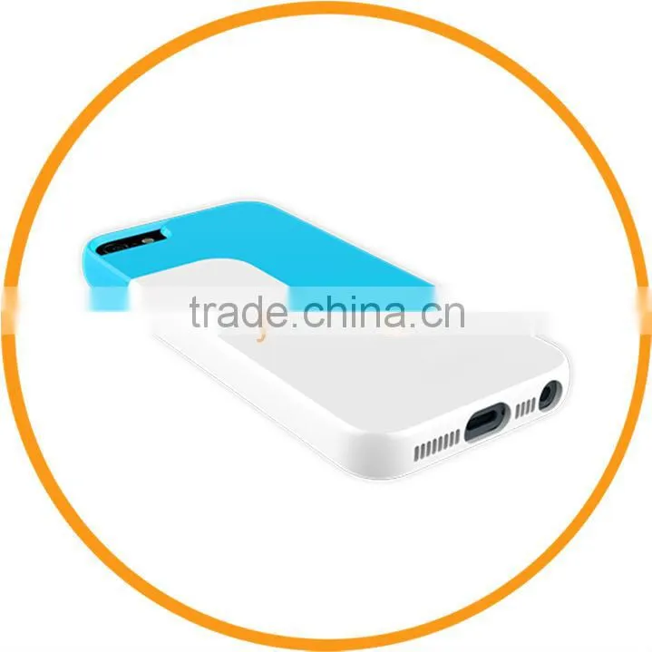 New Fashion Vivid Choice Colorful Hard Case for iPhone5 5 Back Cover Shell White+Blue from Dailyetech