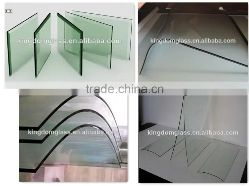 China Radius 860mm Curved Tempered Glass Factory