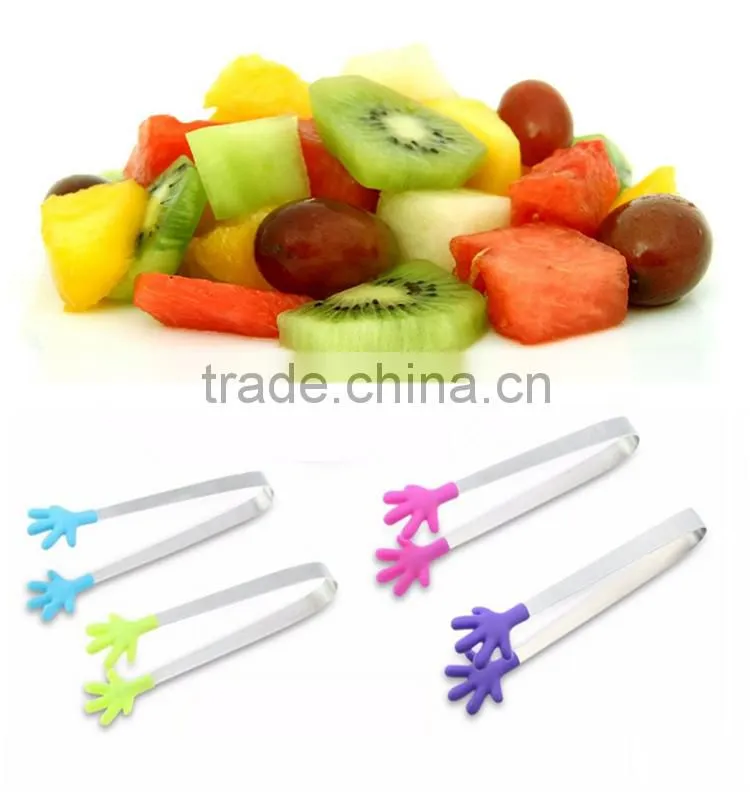 Innovational design unique fancy small lovely food tongs China
