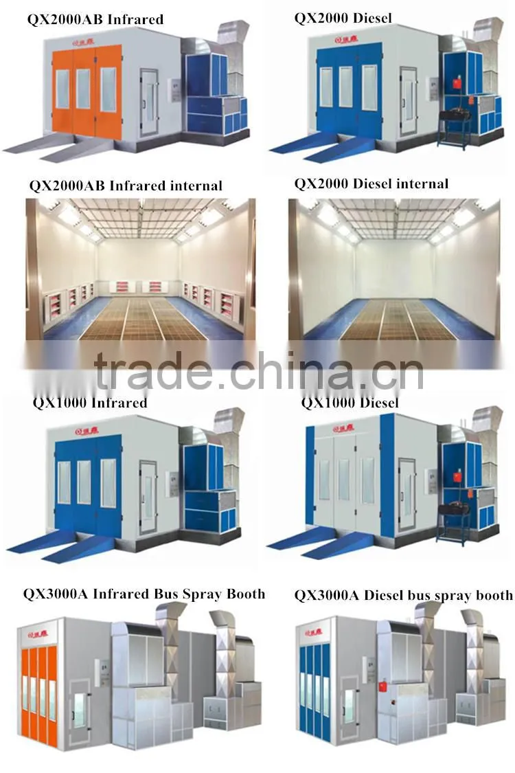 CE Certification QX3000A Big Size Truck Paint Booth for Sale