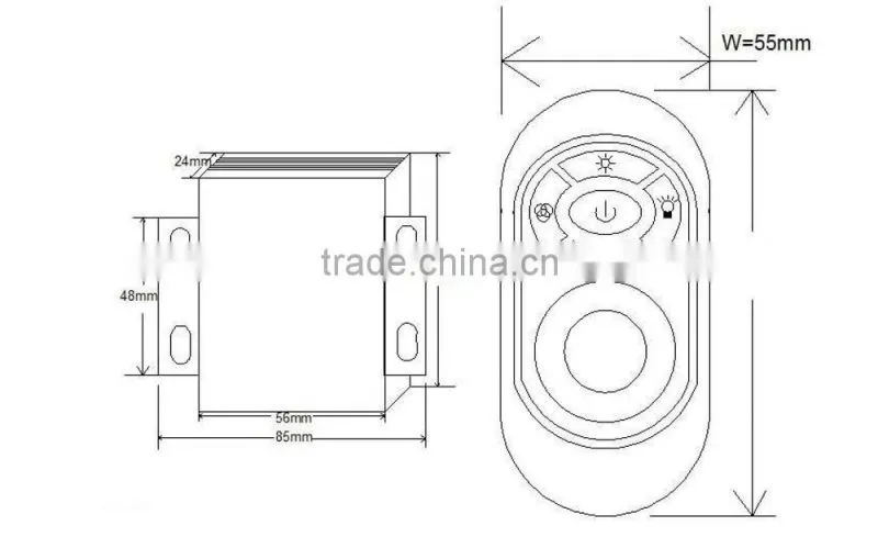 Classic circular rgb controller