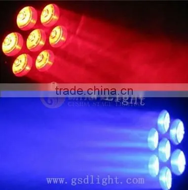 4in1 7pcs led moving head beam light led mini moving head light