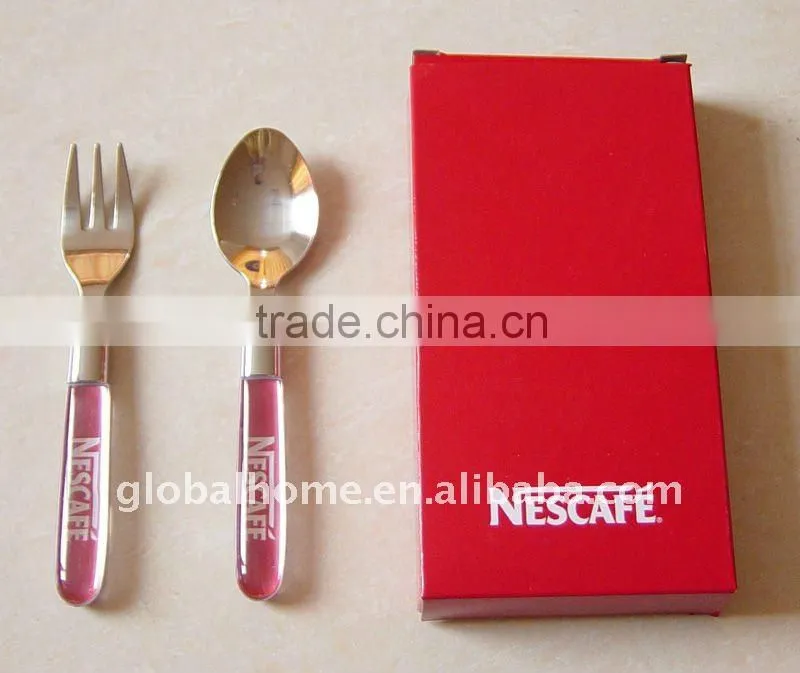 melamine plate and cutlery dinner set