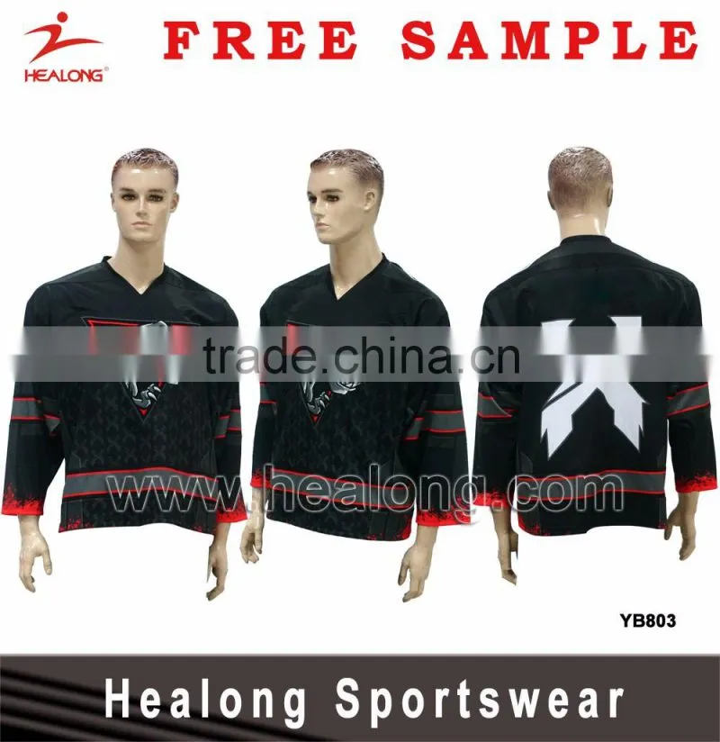 Cheap Custom Team Sets Embroidery Ice Hockey Shirts Jerseys China