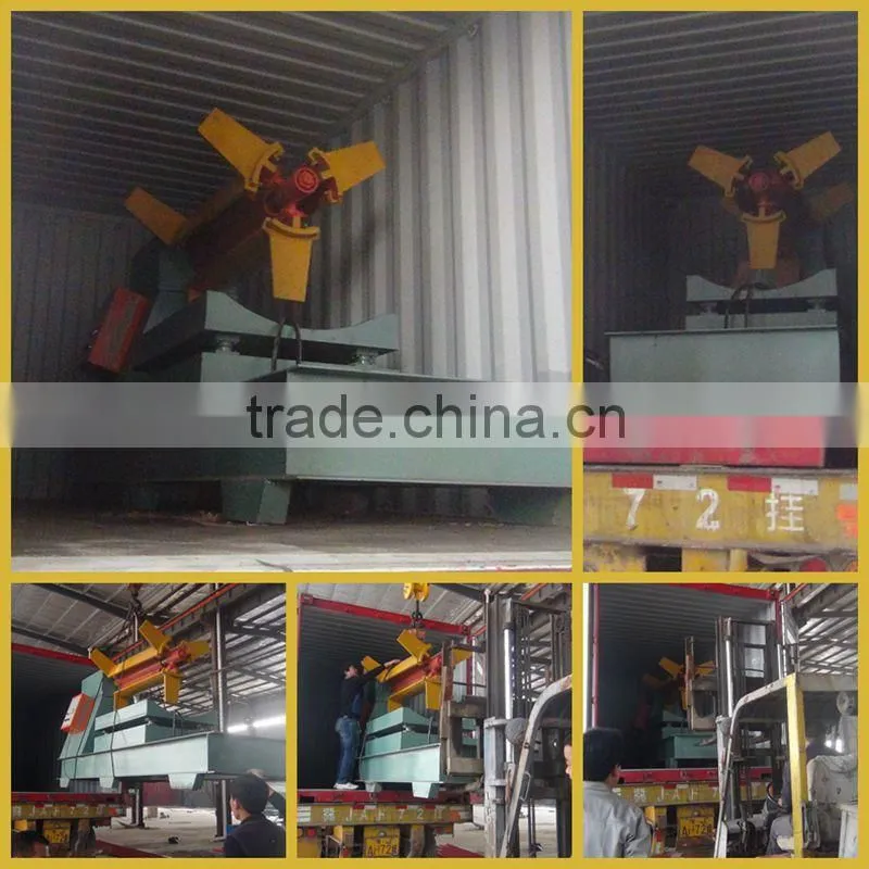 hydraulic steel coil decoiling machine