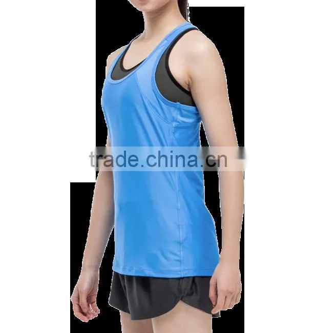 Athletic sports running yoga wear designer workout clothes for women tank top