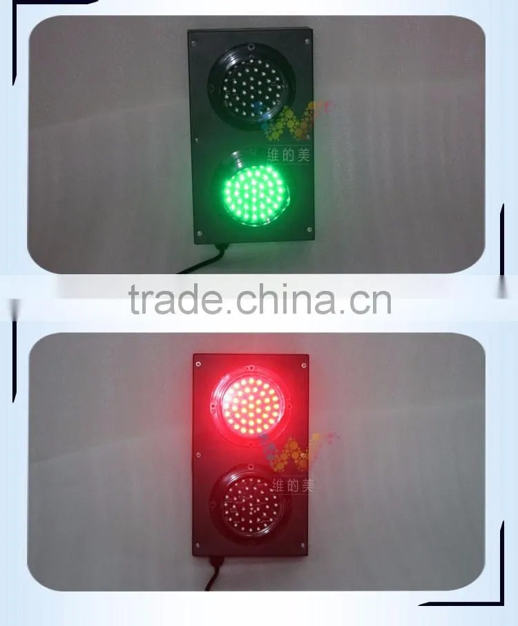 Customized mould 100mm red green signal traffic light on sale