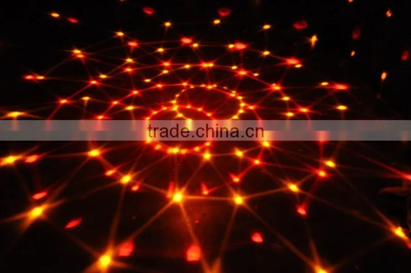 6pcs*1W RGBYWV LCD DMX Crystal ball magic led light