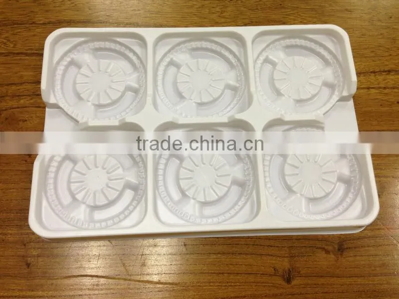 Orange Dream paper donut packaging boxe with plastic pallet