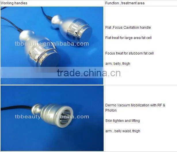 Hot sale cavitation fat freeze vaccum RF multi-function machine for weight loss