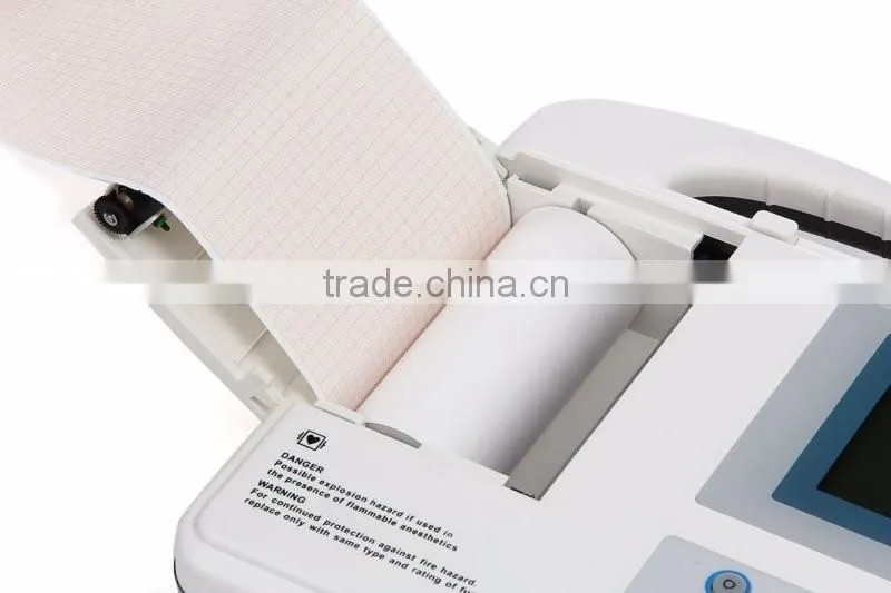 OEM Six channel digital ECG machine 12-lead Digital 6-channel Electrocardiograph