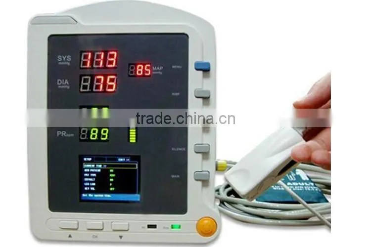 Competitive price Vital Sign NIBP SpO2 Monitoring adult pediatric and neonatal Portable multiparameter patient monitor china