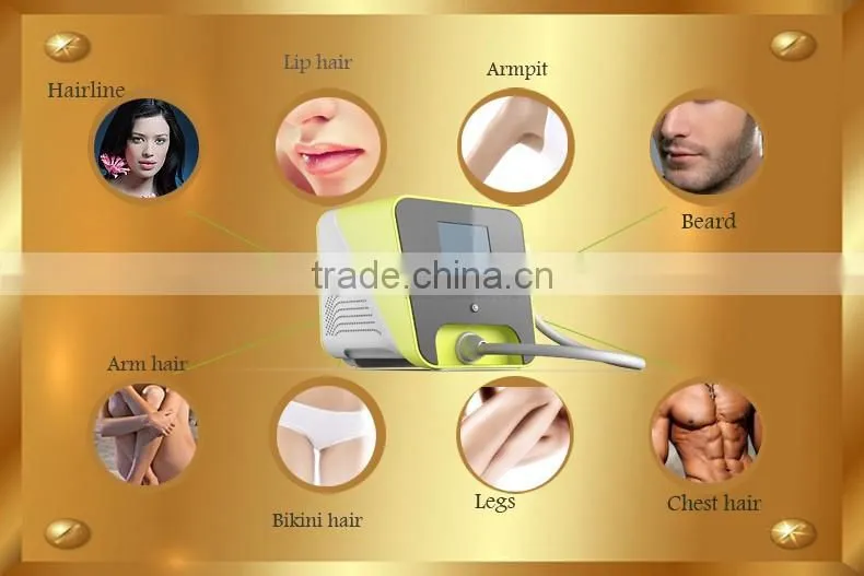 808nm diode laser for permanent hair removal salon machine