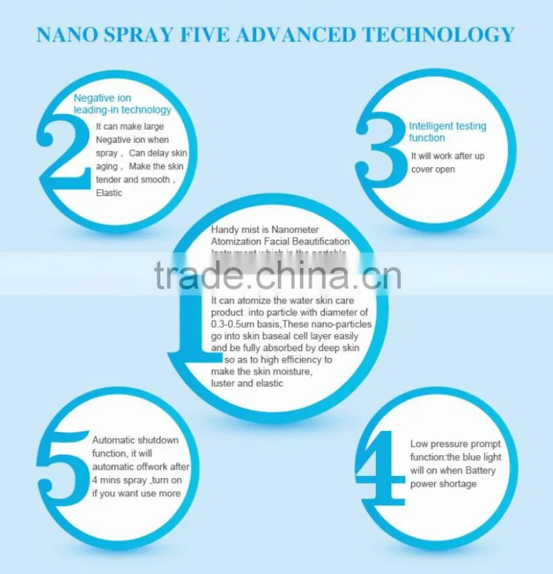 Small home use beauty machine facial steamers