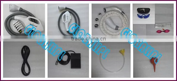Portable 3 in 1 e light ipl rf beauty equipment