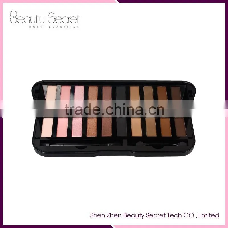 Pro 10 color cosmetic shimmer eyeshadow palette makeup hot