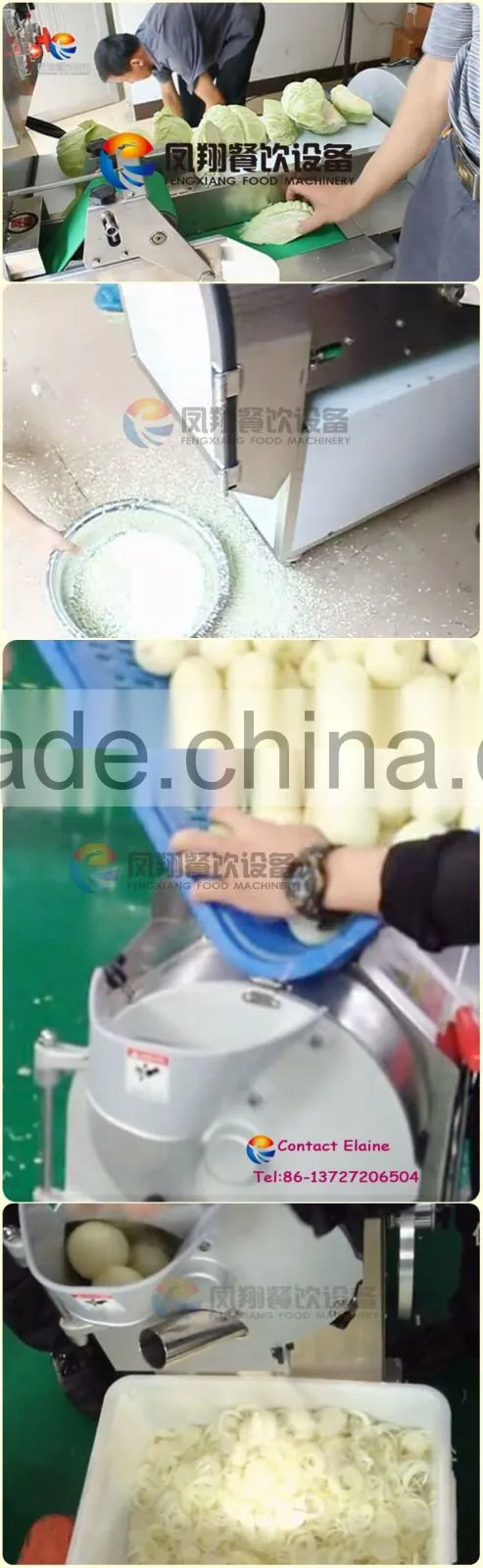 Industrial Cabbage Potato Carrot Julienne Stick Cutting Machine