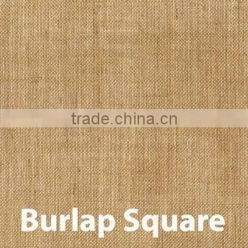 100% Jute Natural Plain Knitted Hessian Cloth / Burlap