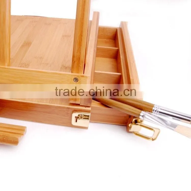 Big desk easel with box /brush box easel/table easel for artist