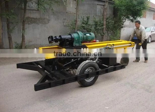 portable drill rig for drilling granite