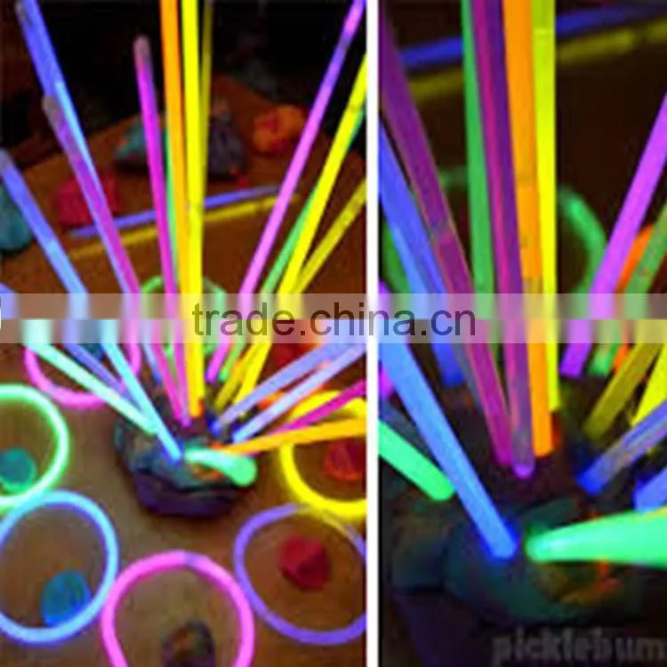 DIY Super Cool and Glow in the Dark Glow Stick Play Dough with mix colors