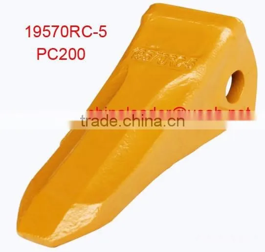 19570RC-5 PC200 Bucket teeth PC200 Bucket teeth 19570RC-5 Bucket teeth