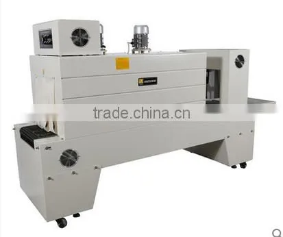 semi automatic shrink film packaging machine for glass win bottles