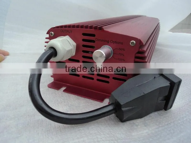 Hydroponic HID Lighting 600 Watt Dimmable Electronic Ballast/600W Electrical Digital Dimmable Ballast For Grow Light 600W