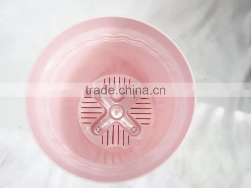 2015 new virgin pp garden small hot sale PP coloured round plastic nursery pots on sale