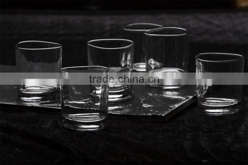 250ml clear glass wine glass cup shot cup