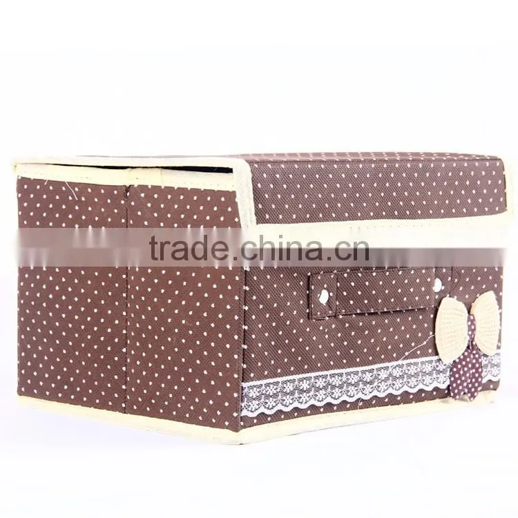 N490 New Arrival Household Non Woven Box Foldable Storage box