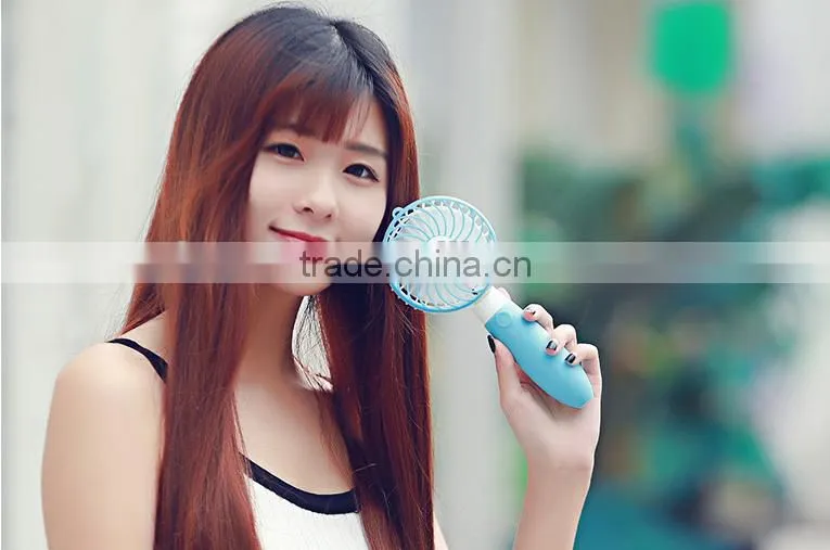 Adjustable USB Charge Handheld Air Fan, Mini Desktop Water Drop Fan For Student