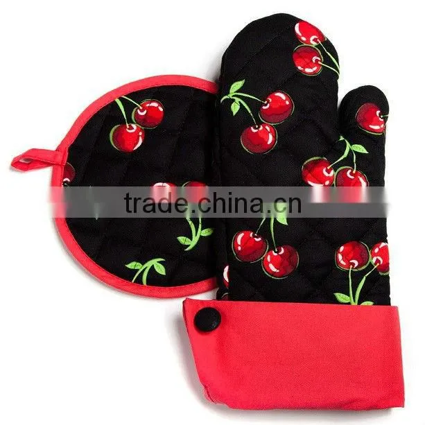Oven Mitt & Hot Pad set