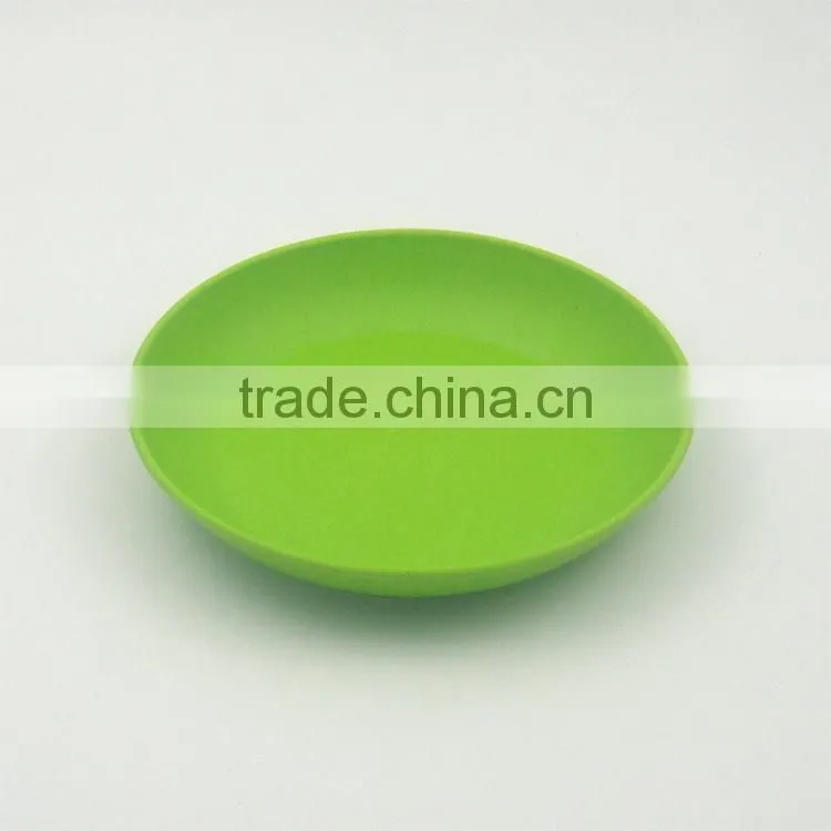 wholesale ecofriendly bio bamboo fibre plate dishes
