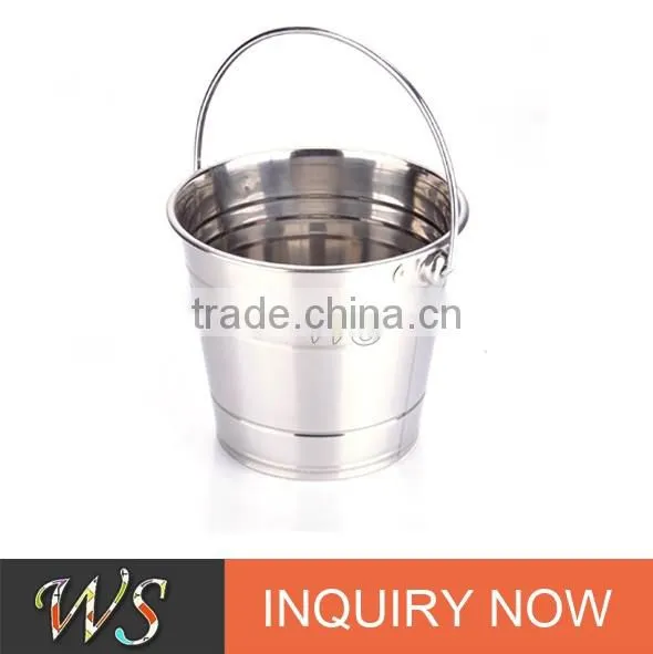 WS-IB01 1.5~3L China metal ice bucket with handle for beer