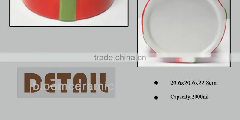 Red sealed condiment container