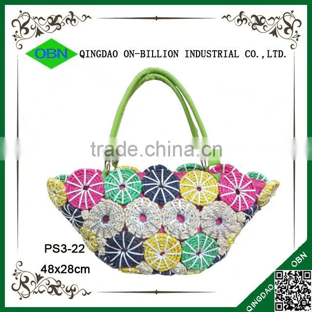 Wholesale summer beach bag straw