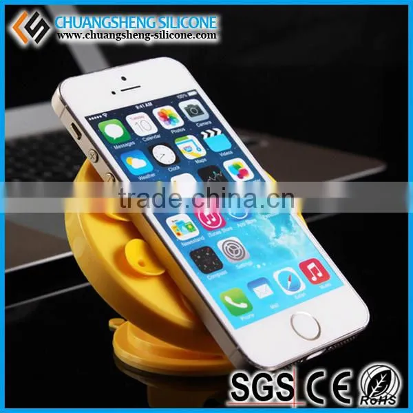 3M back suking solid sticker, silicone phone stand, cell phone holder