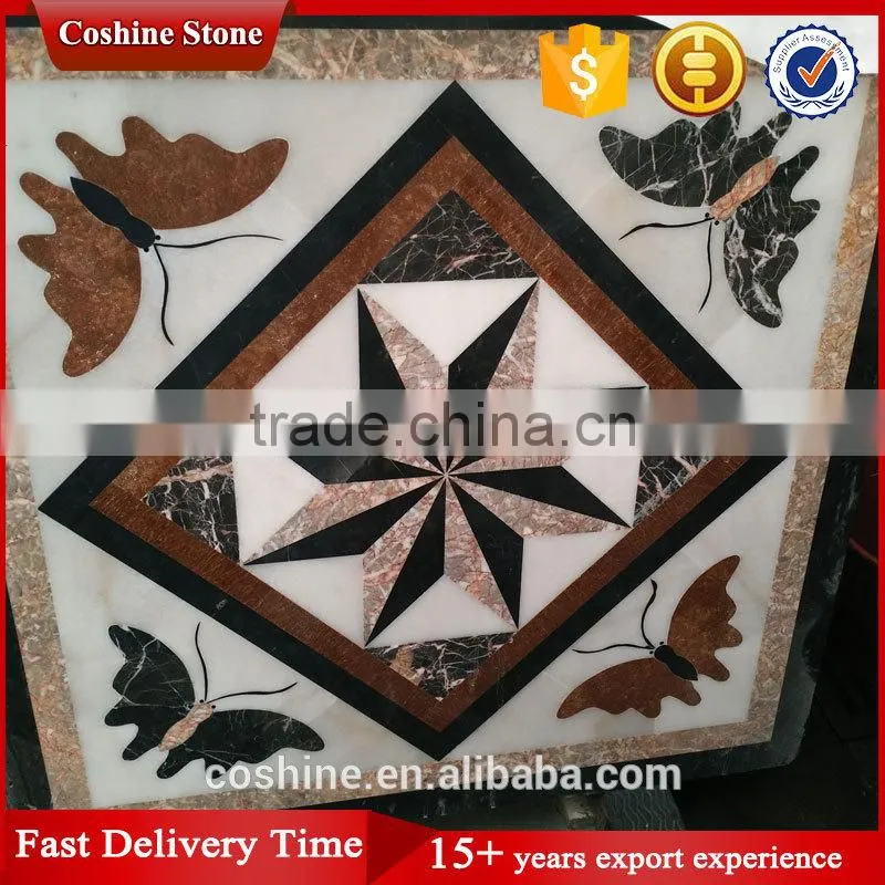 Chocolate brown butterfly marble pattern suitable for interior