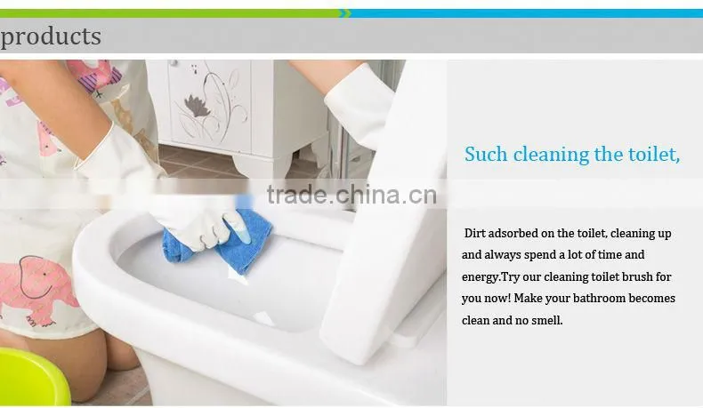 Tech nano TPR materials cleaning toilet brush