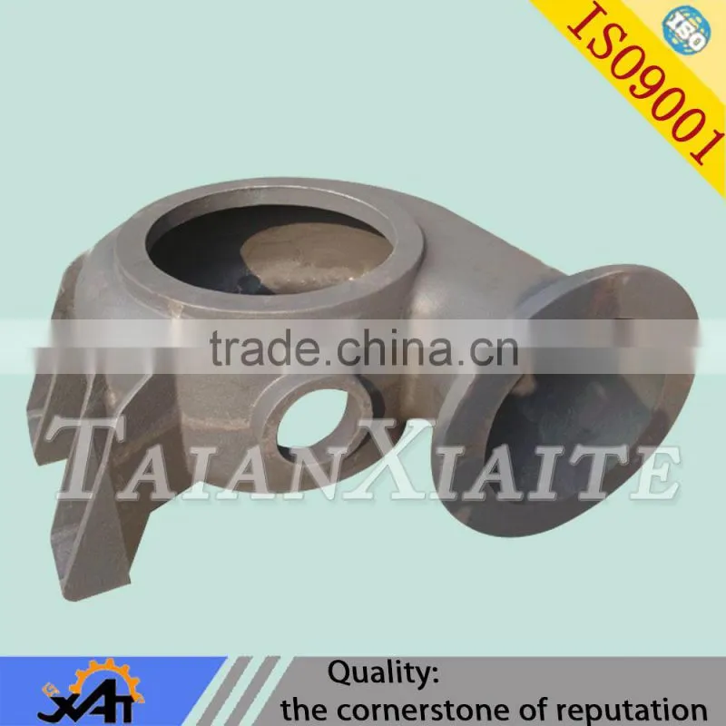 High endurance slurry pump body/pump cover/pump casing,alloy steel,resin sand casting,process innovation,slurry parts.