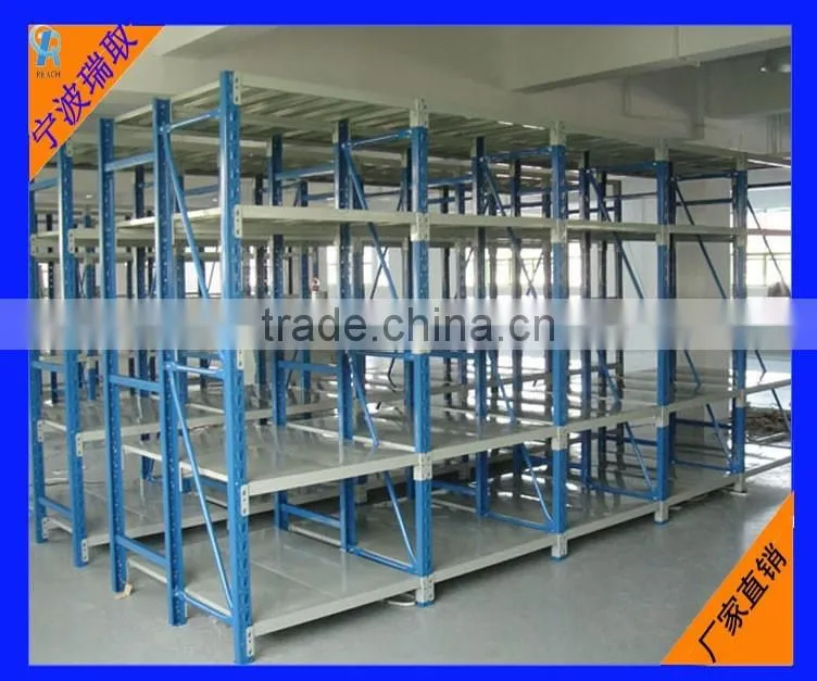 Medium Duty Metal Racking / Storage Rack Warehouse Steel Shelving