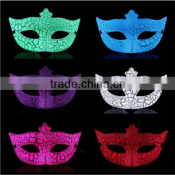 PVC Venice Crack Mask Popular Carnival Mask