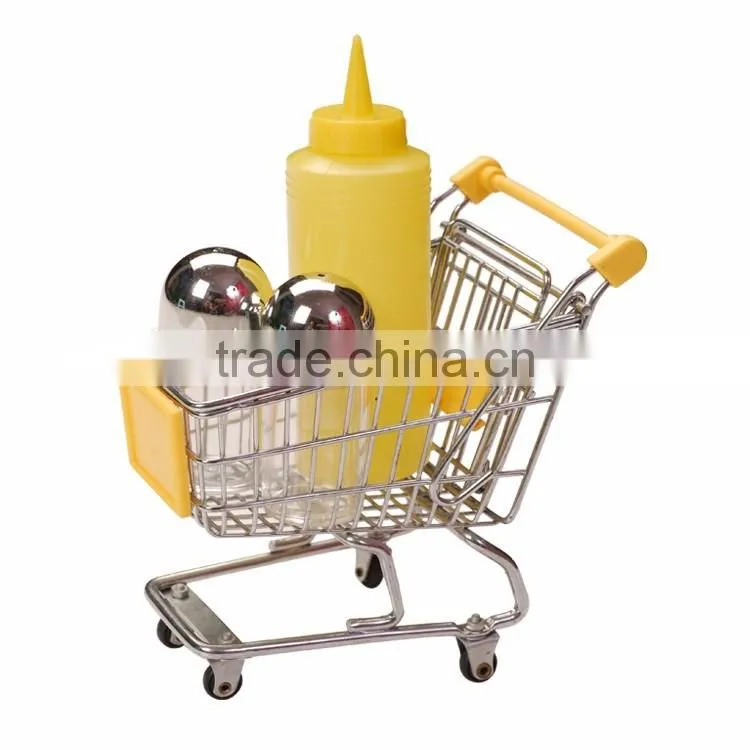 3pcs condiment tools with mini trolley set