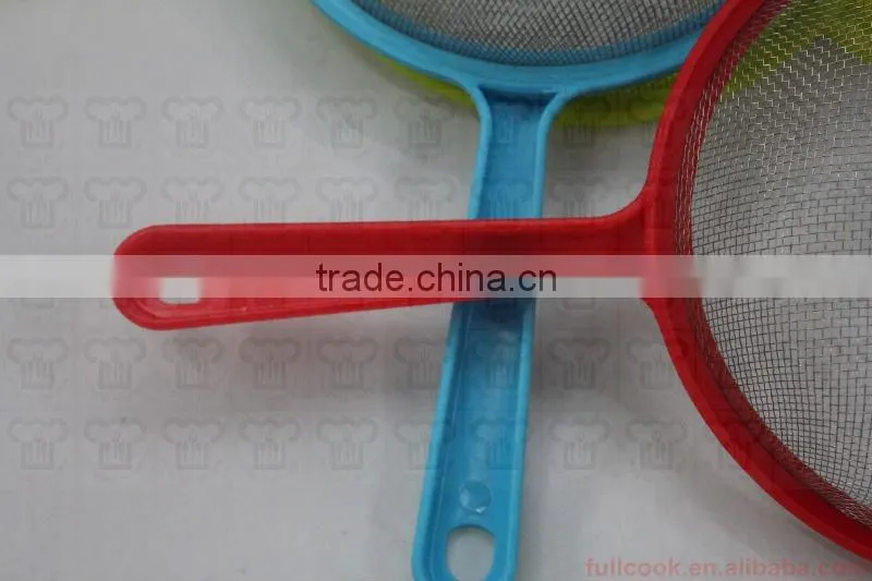 Colorful stainless steel oil strainer