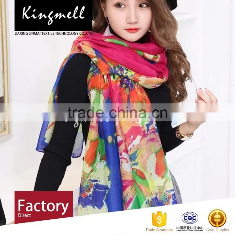 No MOQ Custom-made digital printing scarves shawls