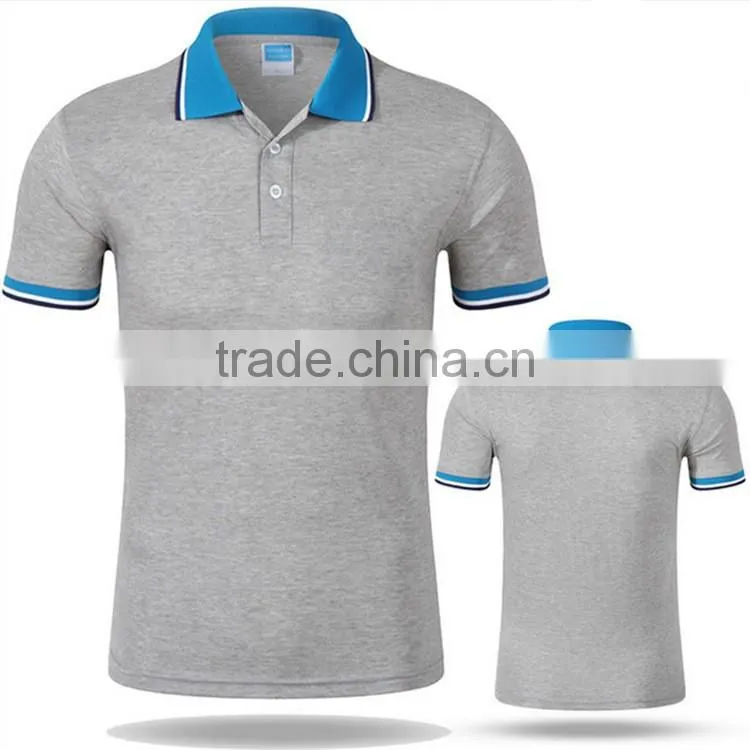 promotional high quality polyester worker uniform men short sleeve polo shirt