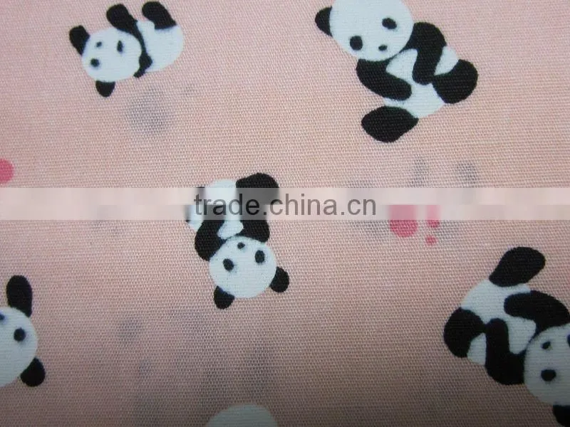 Cute Panda Cotton Printed Cotton Cloth