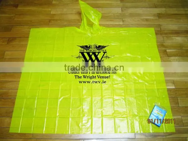 Wholesale customized foldable waterproof PVC kids/children raincoat